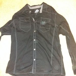 Massive brand button down
